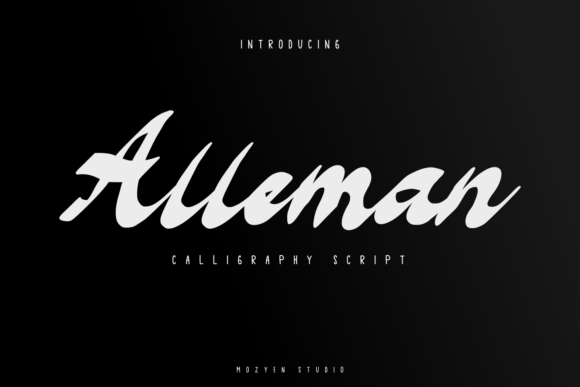 Alleman: A Chic Script Font for Modern Web Design