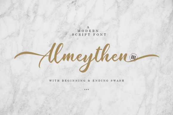 Almeythen: The Script Font That Elevates Brand Identity