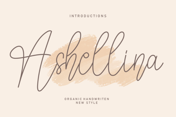 Ashellina: A Playful Script Font for Creative Brands