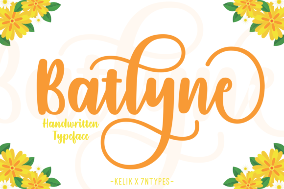 Batlyne: A Joyful Script Font for Modern Branding