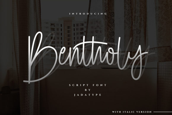 Bentholy: A Chic Script Font for Branding