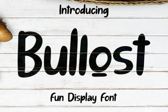 Bullost: A Handwritten Typeface for Editorial Warmth