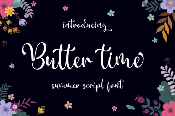 Butter Time Font Review: A Romantic Script for Branding