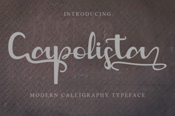 Capolista: The Script Font That Elevates Campaigns