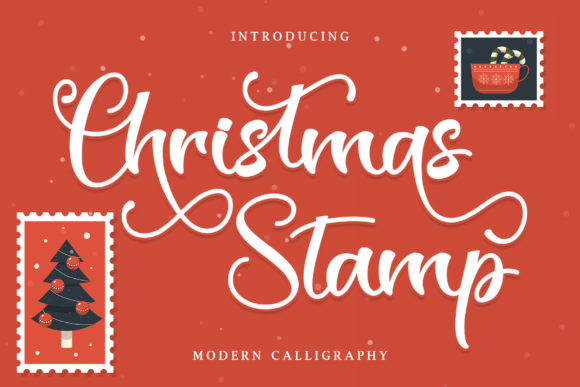 Christmas Stamp: A Playful Script Font for Branding