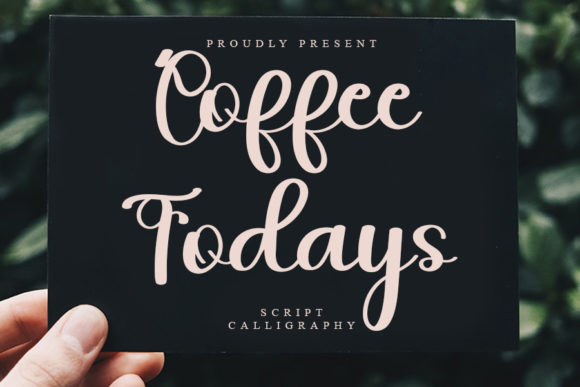 Coffee Todays: A Script Font for Elegant Branding