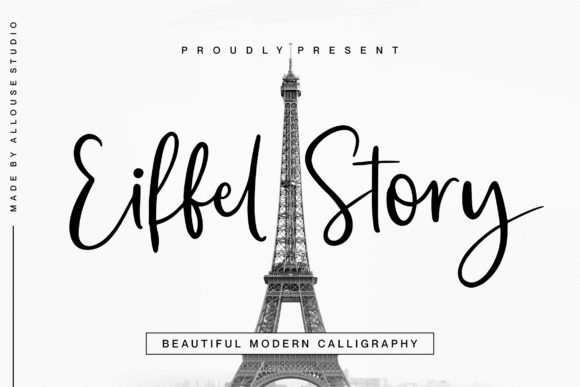Eiffel Story: A Playful Script Font for Web Design