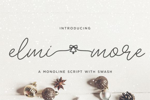 Elmimore: A Magical Script Font for Makers