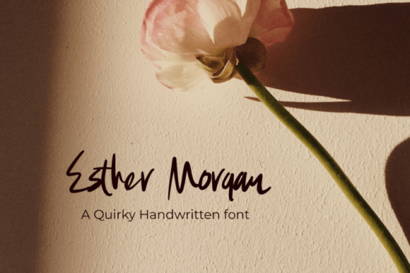 Esther Morgan: A Script Font for Elegant Brands