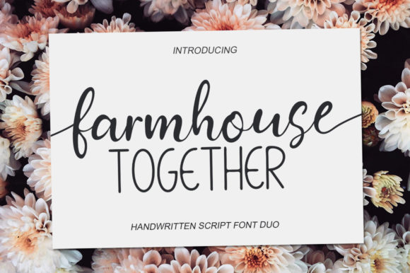 Farmhouse Together: A Versatile Typeface for Editorial Design