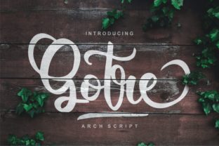 Gotre Font: A Swashy Script for Crafters