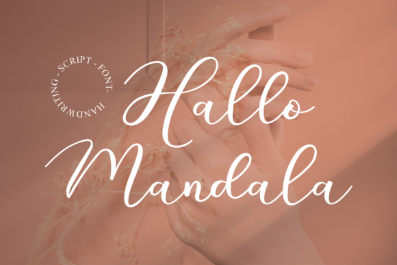 Hallo Mandala: A Playful Script Font for Campaigns
