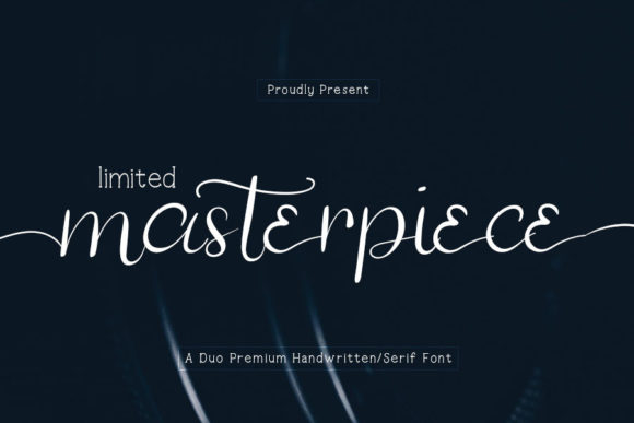 Limited Masterpiece Font for Web Design