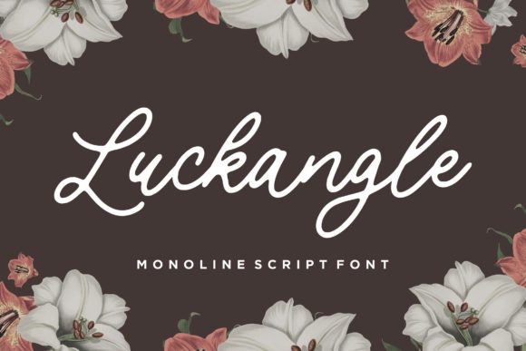 Luckangle Font: A Delicate Script for Elegant Branding