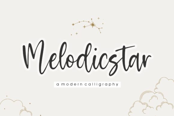 Melodicstar: A Playful Script Font for Web Design