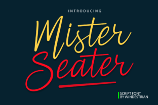 Mister Seater: A Playful Script Font for Web Design