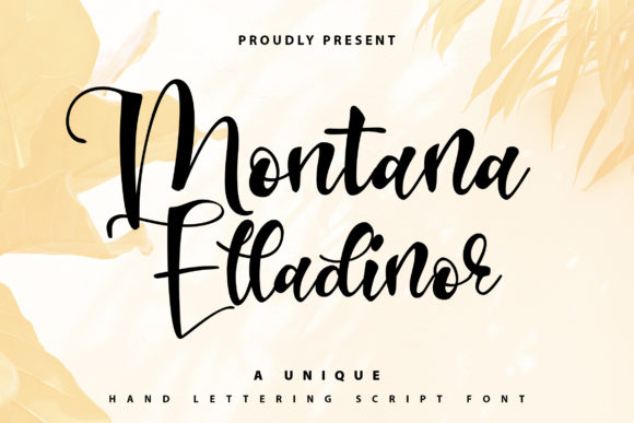 Montana Elladinor: A Script Font for Elegant Branding