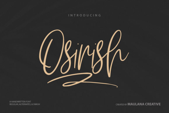 Osirish Typeface: Crafting Authentic Editorial Design