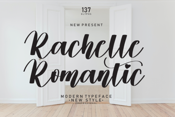 Rachelle Romantic Font Review for Web Design
