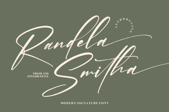 Randela Smitha: A Handwritten Font for Marketers