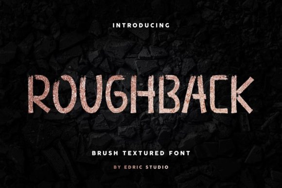 Roughback: A Brush Typeface for Editorial Design