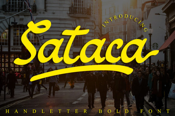 Sataca: A Refined Script Font for Web Design