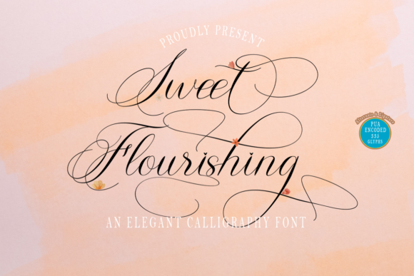 Sweet Flourishing Font Review for Web Design