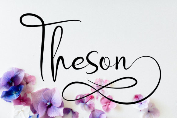 Theson Script Font for Handmade Creators