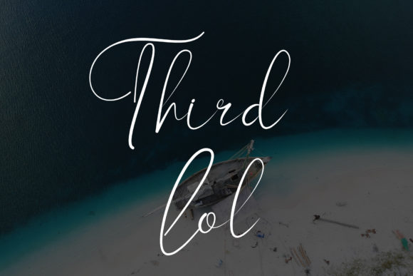 Third Lol: A Playful Script Font for Social Campaigns