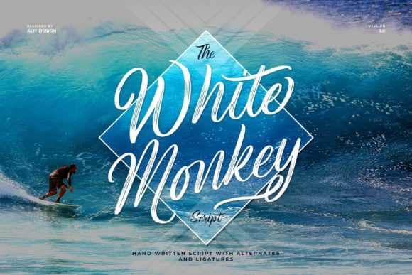 White Monkey: A Refined Script Font for Editorial Design